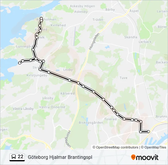 22  Line Map