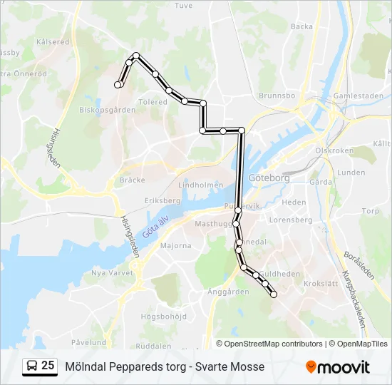 25  Line Map