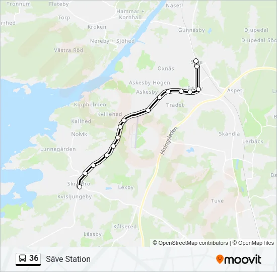 36  Line Map