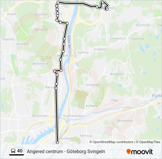 40  Line Map