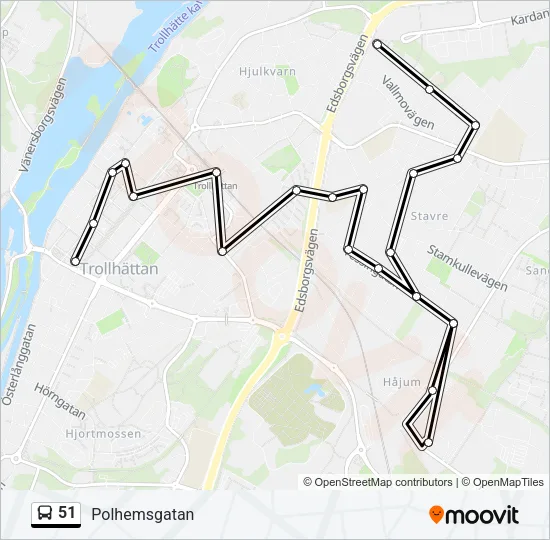 51  Line Map