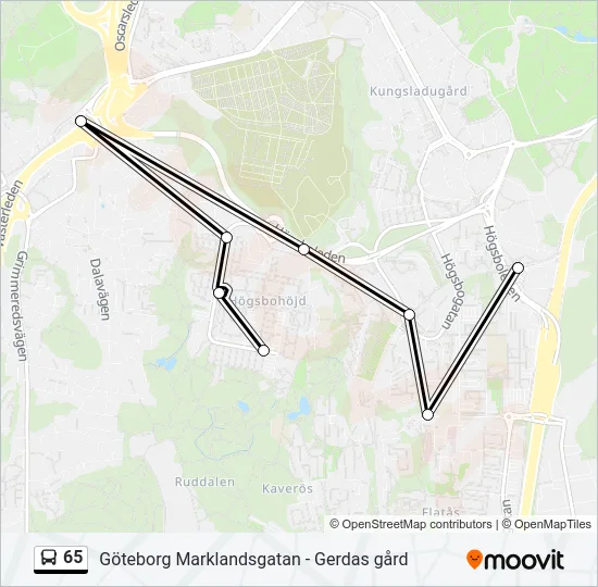 65  Line Map