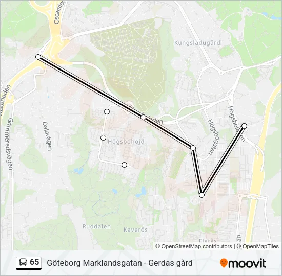 65  Line Map