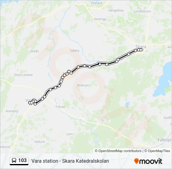 103  Line Map