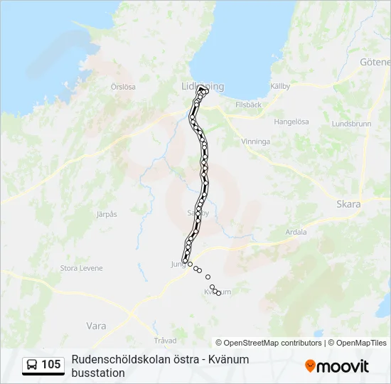 105  Line Map