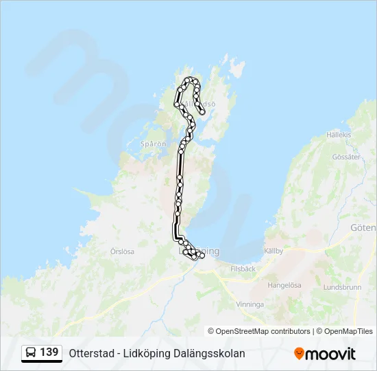 139  Line Map