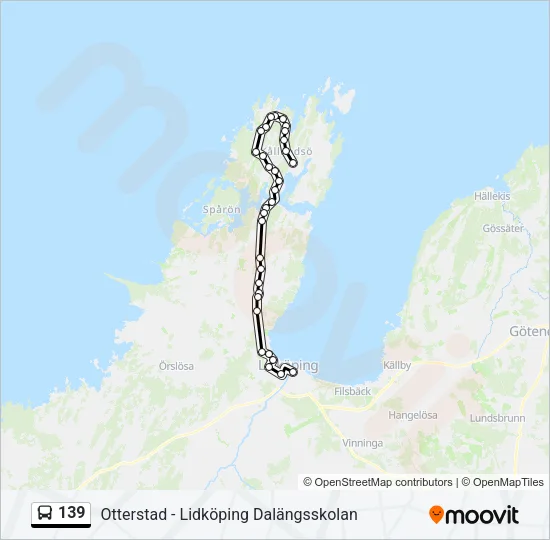 139  Line Map