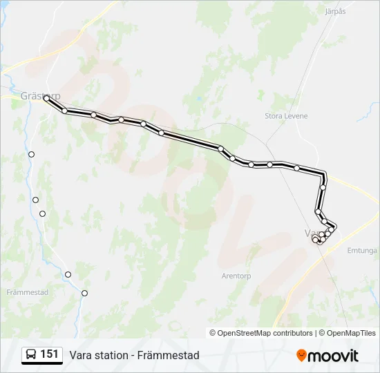 151  Line Map