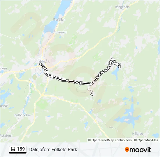 159 Bus Line Map