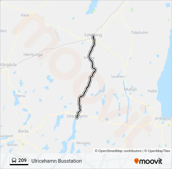 209  Line Map