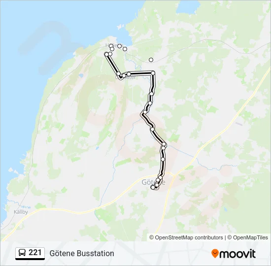 221  Line Map
