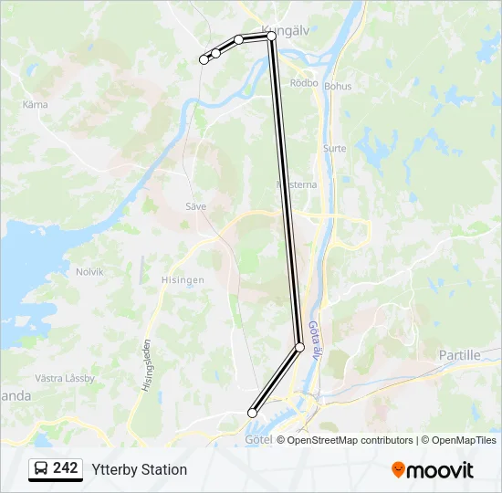 242 Bus Line Map