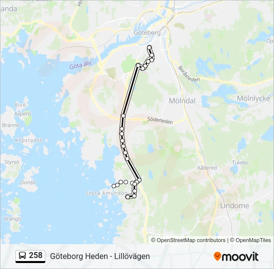 258  Line Map