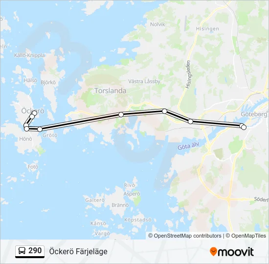 290 Bus Line Map