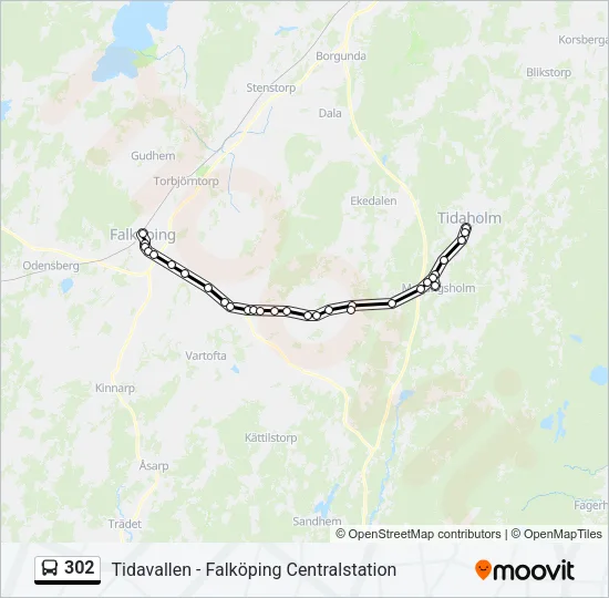 302  Line Map