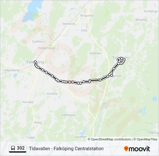302  Line Map