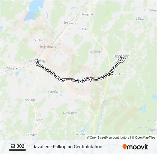 302  Line Map