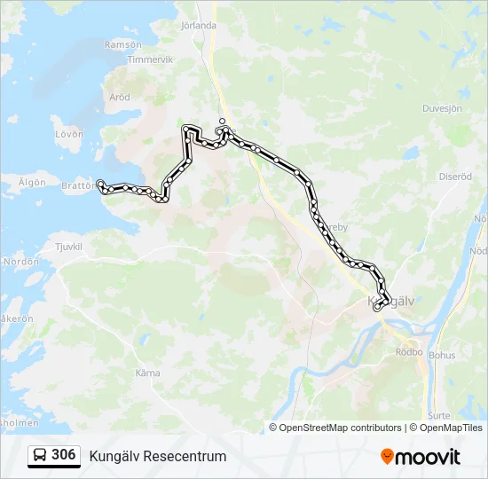306 Bus Line Map