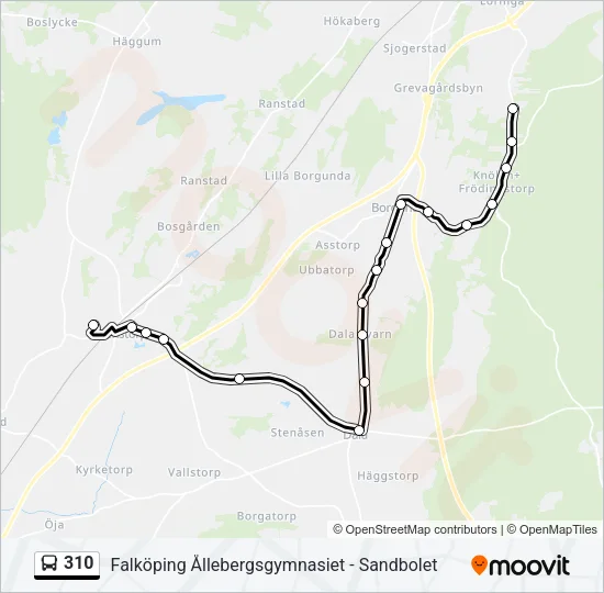 310  Line Map