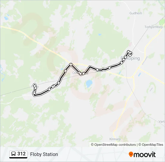 312 Bus Line Map