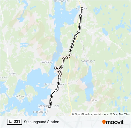 331 Bus Line Map