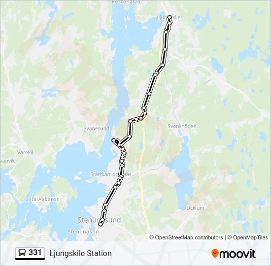 331 Bus Line Map