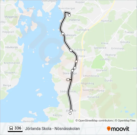 336  Line Map