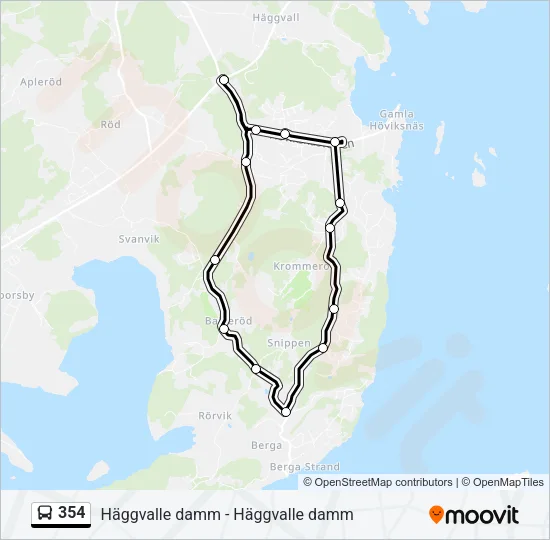 354  Line Map