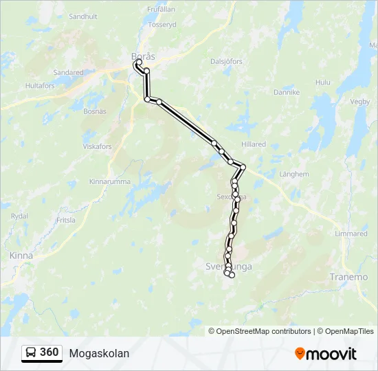 360 Bus Line Map