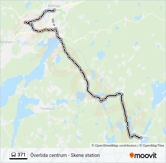 371 Bus Line Map