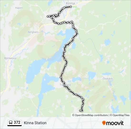 372 Bus Line Map