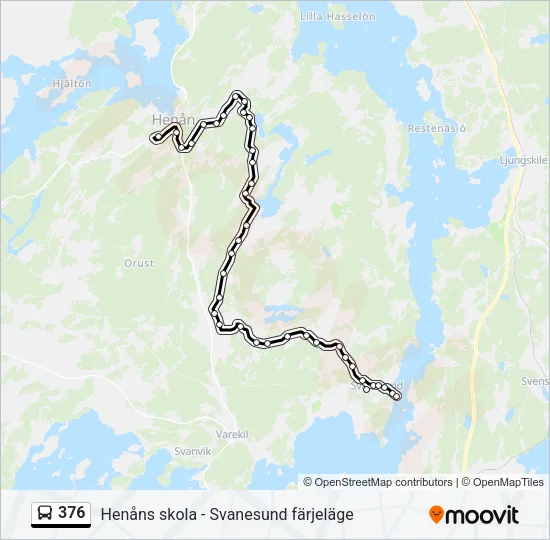 376 Bus Line Map