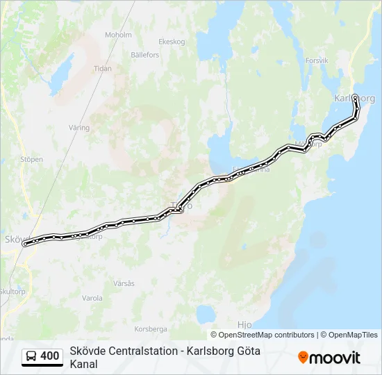 400  Line Map
