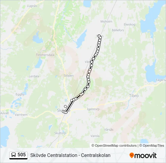505  Line Map