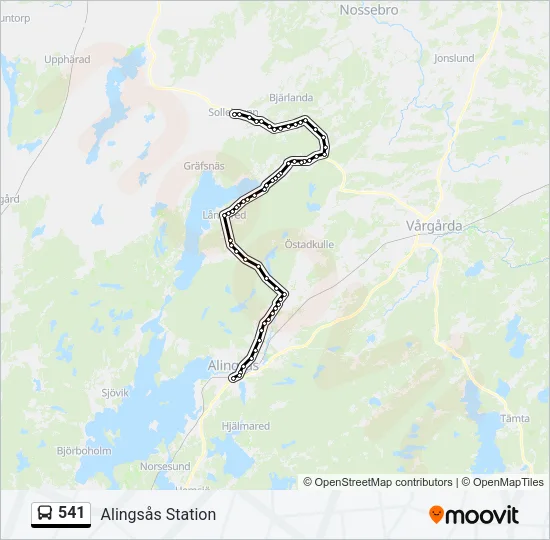 541  Line Map