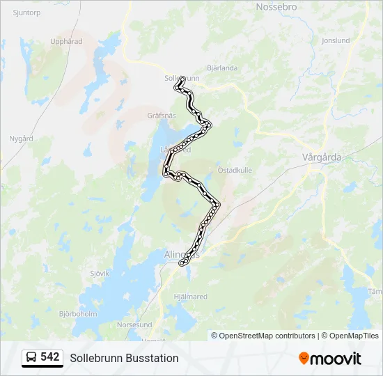 542  Line Map