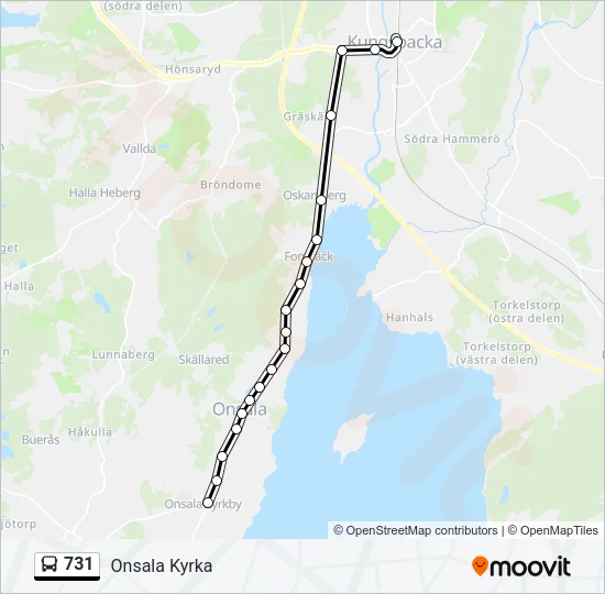 731  Line Map