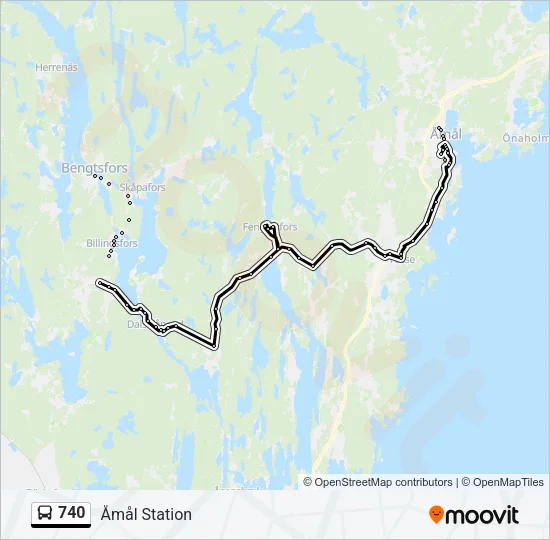 740  Line Map