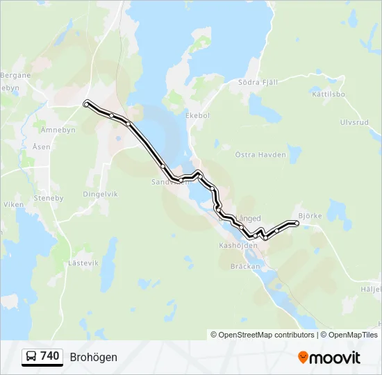 740  Line Map