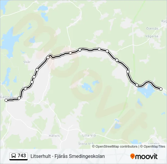 743  Line Map