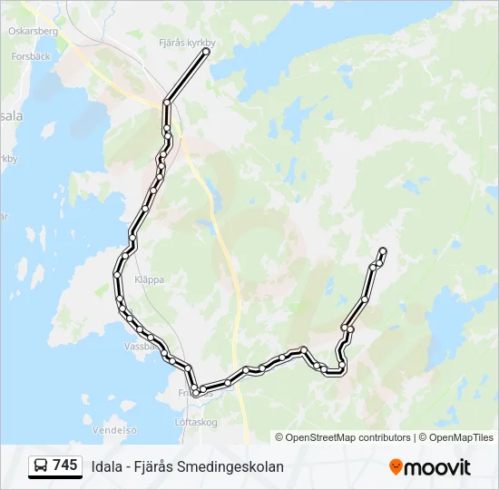745  Line Map