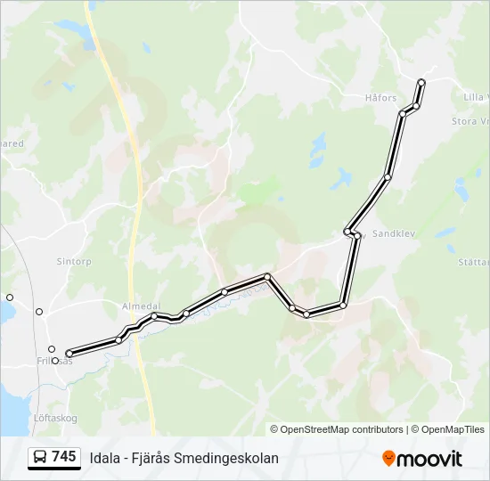 745  Line Map