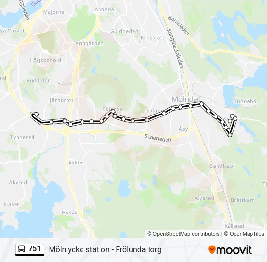 751  Line Map