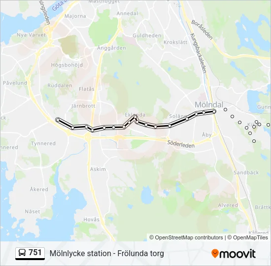 751  Line Map