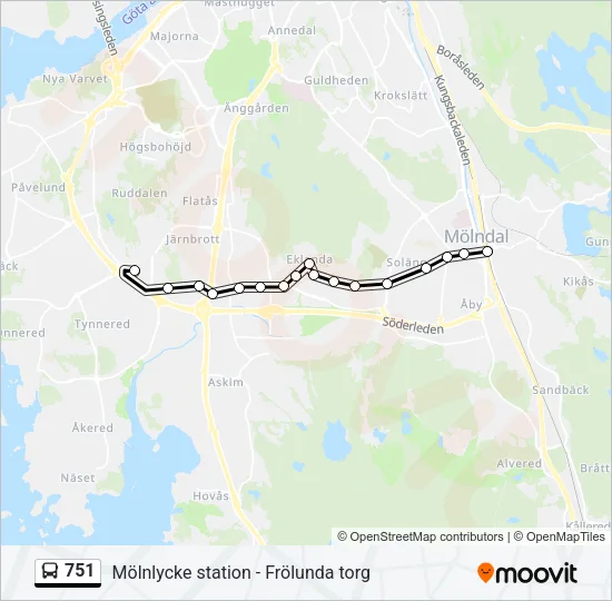 751  Line Map