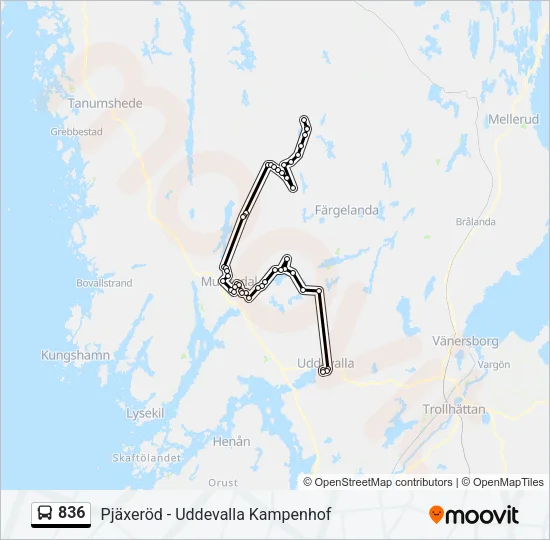 836  Line Map