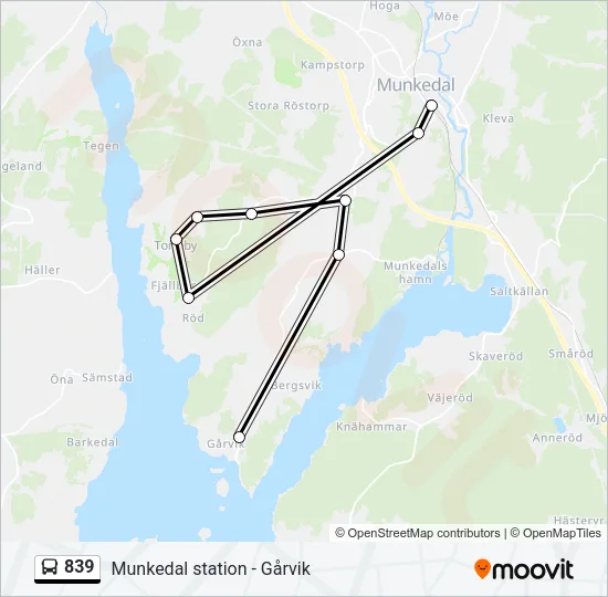 839  Line Map