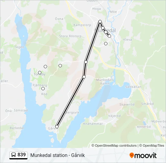 839  Line Map