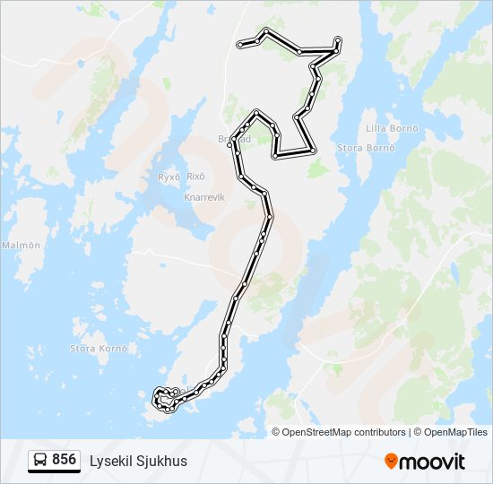 856 Route Schedules, Stops & Maps Lysekil Sjukhus (Updated)