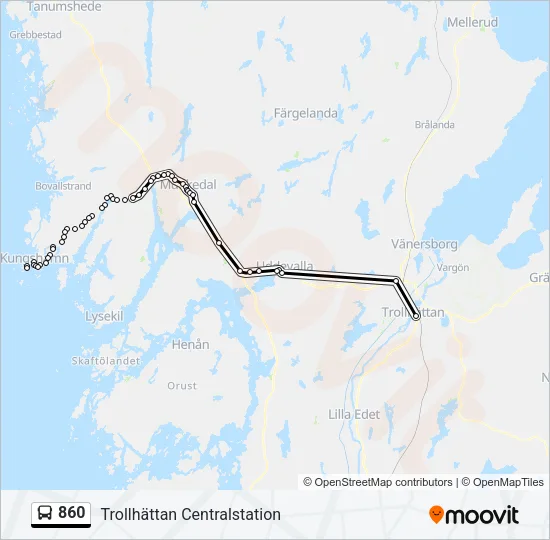 860  Line Map